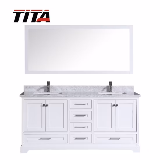 Solid Wood Bathroom Vanity Cabinet T9311-60W